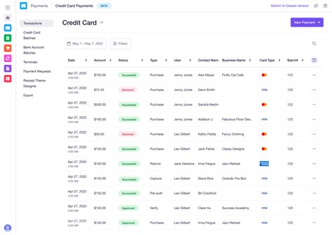 check my credit card transaction history.